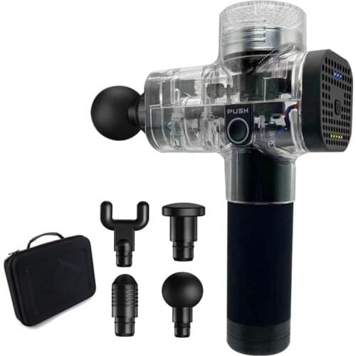 Electric Muscle Massage Gun Deep Tissue Massager Therapy Body Fascial Pain Relief Massager Gun Relax Exercise Fitness