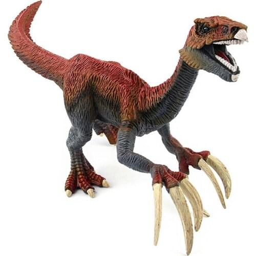 1 pcs 26cm Jurassic Therizinosaurus Dinosaur toy Fallen Park Kingdom World 2 3 4 5 1 Action Figure Animal Model Collection Kids