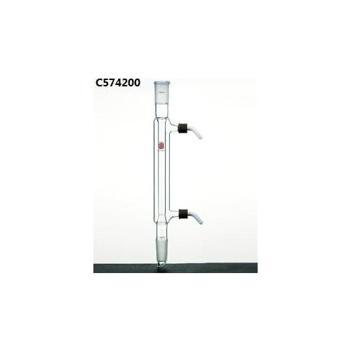 C574200 Condenser, Distillation, Removable hose connectons, Joints:24/40, Jacket Height:200mm, Column Overall Height:330mm