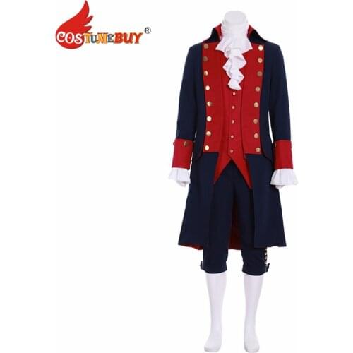 Costumebuy Musical Hamilton Cosplay Alexander Thomas Jefferson Costume George Washington Men Medieval Outfits custom made