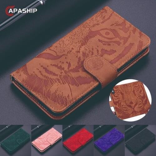 3D Animal Leather Flip Cover For Samsung Galaxy Note 10 20 Ultra S8 S9 S10 S20 Plus M11 M21 M31 J330 J530 Card Slot Wallet Case