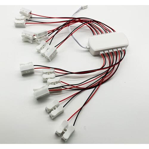 Port Sharing Box Set, port distributor, port hub for Scale Model lights connection