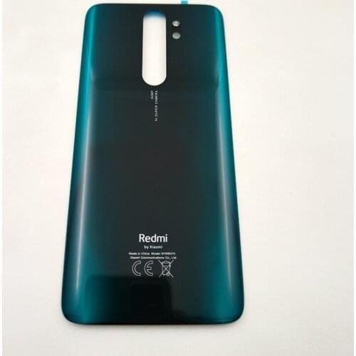 Original Glass For Xiaomi Redmi Note8 Pro Note 8 Pro Battery Back Cover Housing Case Replacement Parts +Adhesive Sticker