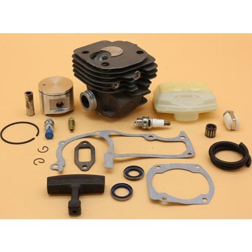 48/50MM Cylinder Piston Assy Air Filter Fuel Hose Gasket Spark Plug Kit For HUSQVARNA 365 372 Garden Chainsaw Replacement Parts