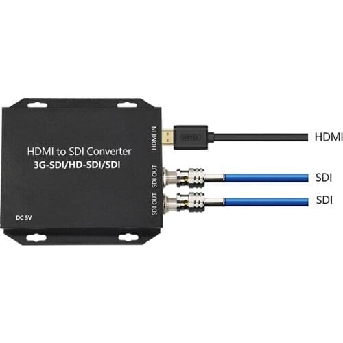 1080P HDMI to 3G/HD/SD-SDI Video Converter 2 channels SDI output