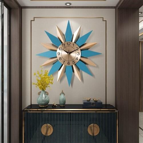 Luxury Large Wall Clock Modern Design Silent Minimalist Big Wall Clock Nordic Stylish Creative Zegar Scienny Home Decor WB50WC