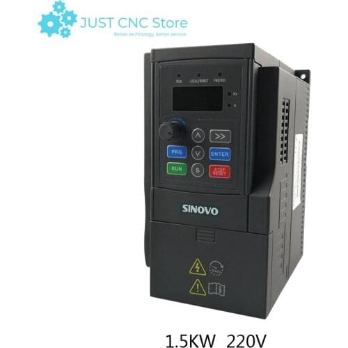 SD90-2S-1.5G 220V 1.5kw single in three out inverter VFD 3 Phase Output Frequency Converter Adjustable Speed