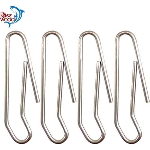 Rosewood 100pcs/Lot 304 Stainless Steel Pins For Round Lead Sinker Weight Fishing Needles Lead Head Connector Multi Sizes