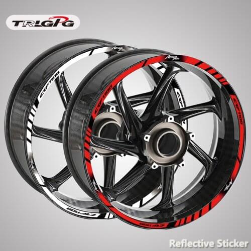 Motorcycle Reflective Wheel Rim Stripe Sticker Front Rear Decal Stickers For Honda CRF1100L CRF 1100L Africa Twin Sell Well