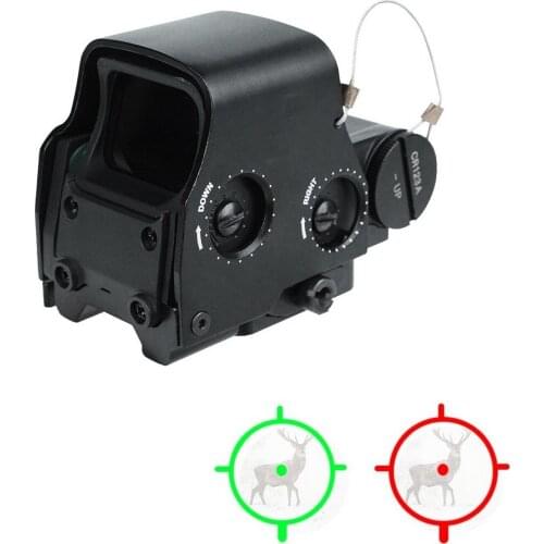 Tactical 558 Red Dot Sight Holographic Scope Hunting Reflex Sights For 20mm Weaver Rail Mount Airsoft Riflescope