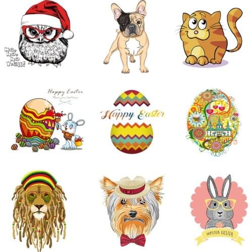 Iron-on Transfers for Clothing Letters Patches on Clothes Heat Transfer Stickers Diy Cute Patch Fusible Stripe Textile Vinyl A