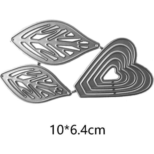Leaves Metal Cutting Dies Stencil Scrapbooking DIY Album Stamp Paper Card Emboss