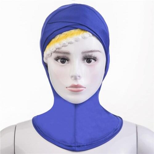Underscarf Inner Hijab Muslim Women Full Cover Tube Turban Islamic Bonnet Neck Scarf Solid Color Headwear Ramadan Cap Hat Arabic