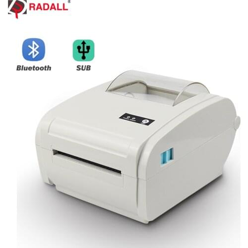 High Speed Thermal Printer Label Printer Barcode printer 4-inch USB/Bluetooth Shipping add Auto Peeling Portable Printer RD-9210