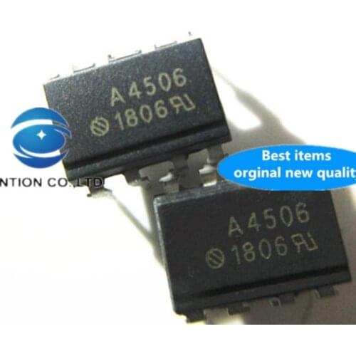 10PCS HCPL-4506 A4506 DIP8 photoelectric coupler isolator chips in stock 100% new and original