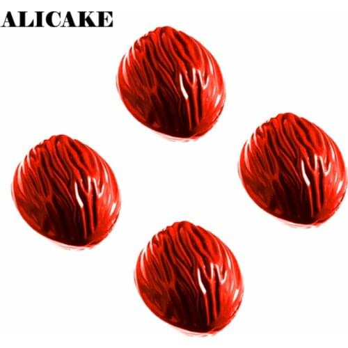 3D Polycarbonate Chocolate Bar Mold Walnut Plastic Chocolates Form Combination Mould Polycarbonate Baking Pastry Cake Tools