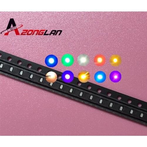 500PCS 0805 smd led Red Yellow Green White Blue Pink Orange light emitting diode 2.0*1.2*.0.8mm