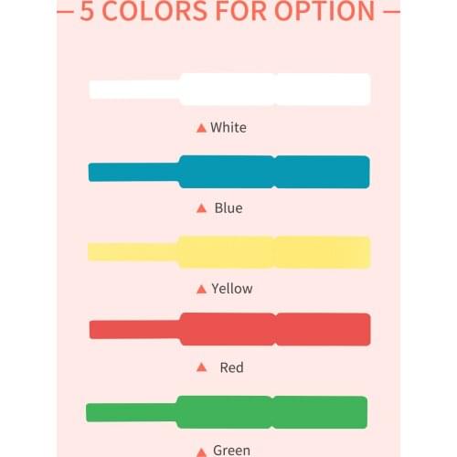 Cable Label Paper Self-Adhesive Thermal Paper Roll Compatible with Phomemo D30 Thermal Printer