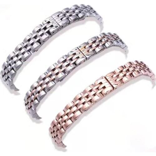Ladies Watch Accessories Small Dial Stainless Steel Strap for AR1763.1764.11203.1841.11122.1961 Bracelet