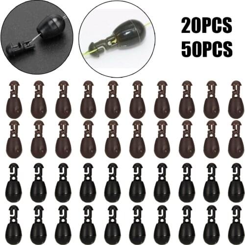 20/50pcs S/L Quick Change Beads For Carp Fishing Shock Bead Method Feeder Bead ABS+Nylon Fishing Tools Fish Terminal Tackle