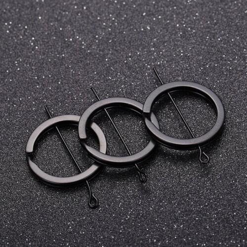 20pcs Out Size 25mm Black Metal Key Chains Split Ring High Quaility Key Rings Fit Bag Keychain Jewelry Making