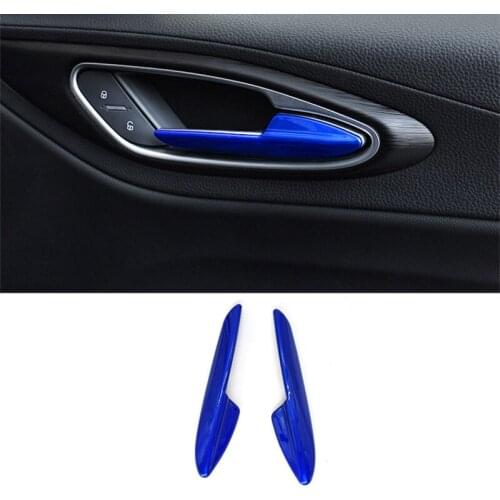 Car door handle Decorative cover Interior modification inner door bowl handle decoration For Alfa Romeo giulia