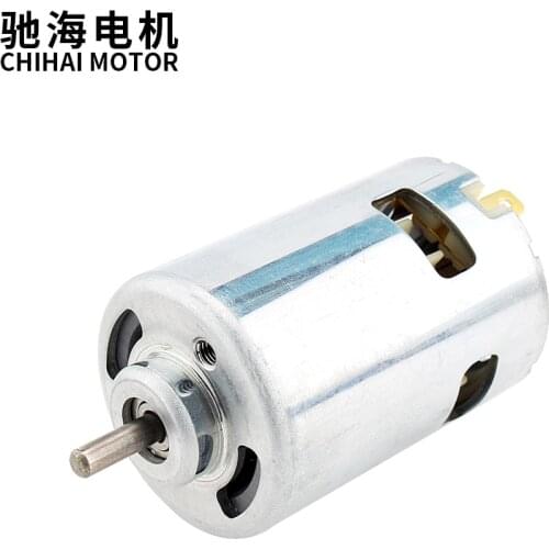Chihai motor CHR-RS887 DC18V 23500RPM Double Ball Bearing High Power High Torque High Speed DC Motor for DIY Grinding
