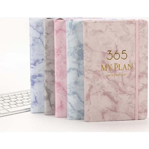 Daily Weekly Monthly Planner Notebook A5 Agenda 2021 Organizer Notebook Calendar 365 Days Schedule Notepad Stationery