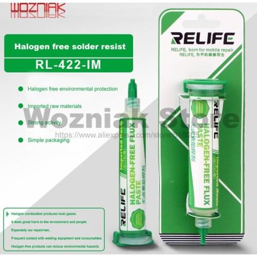 RL-422-IM Lead-free halogen-free solder paste Special flux for maintenance Solder tools Safety and environmental protection