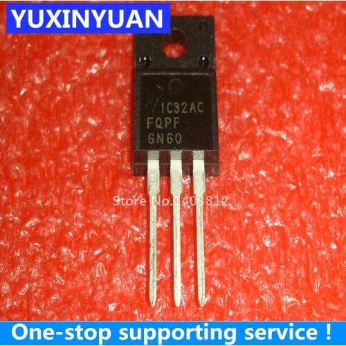 FQPF6N60C 6N60C TO-220F MOS 10pcs/lot