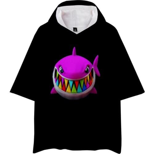 3D Printing 6IX9INE Hooded T-shirt Men Women Tops Summer Hip Hop Tees Casual Boys Girls Black Hoodie t-shirt