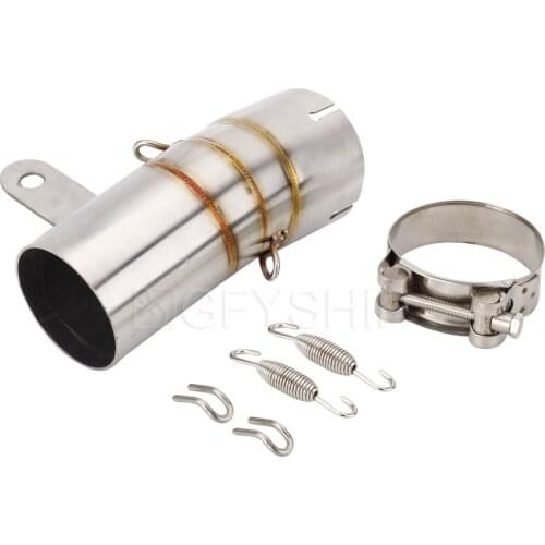 For BMW S1000RR 2019 2020 S 1000 RR 19 20 S1000 RR S1000RR Escape Slip-on Motorcycle Exhaust Muffler Middle Link Pipe 60MM