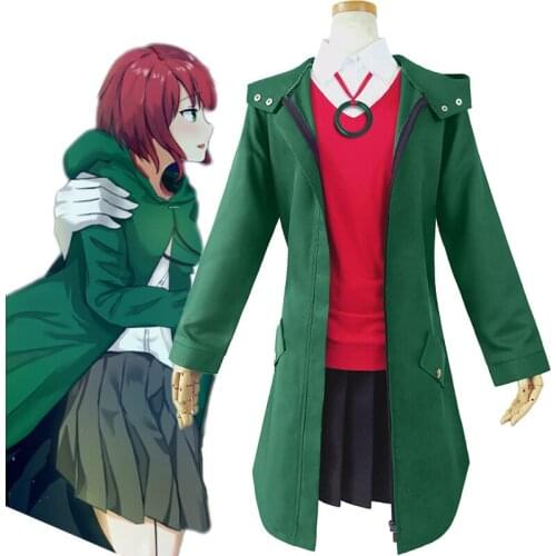 Anime The Ancient Magus' Bride Cosplay Chise Hatori Costume Mahoutsukai No Yome Uniform With Necklace Halloween Party Costume
