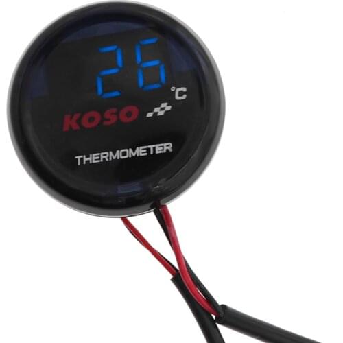 Hot Sale Koso Round Water Temp Meter For Yamaha NMAX TMAX XMAX Digital Motorcycle Waterproof Water Temperature Gauge Sensor Set