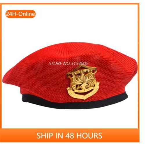 2020 New Knitted Captain Cap for Women Party Cosplay Hat Berets Female Crochet Military Hats Star Flat Cap Casquette Navy Cap