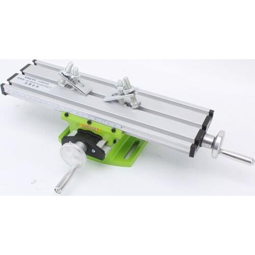New Miniature precision multifunction Milling Machine Bench drill Vise Fixture worktable X Y-axis adjustment Coordinate table