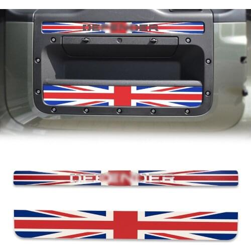 Upgrade tail door trim strip inside for Land Rover 2020+ Defender 110 interior accessories