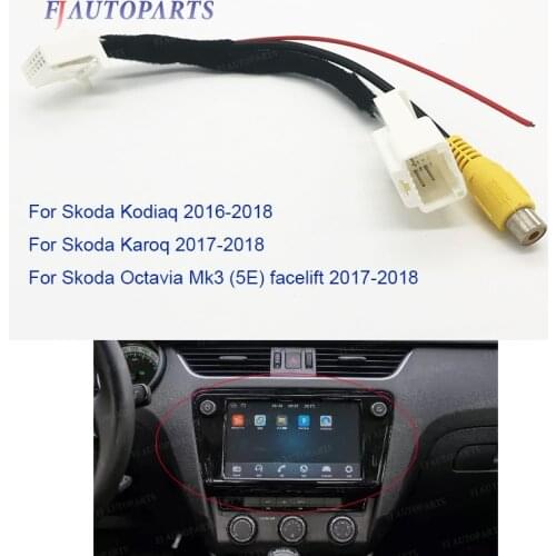 Reverse Camera Wiring Harness Cable Connector for Skoda Kodiaq Karoq Octavia RCA Adapter
