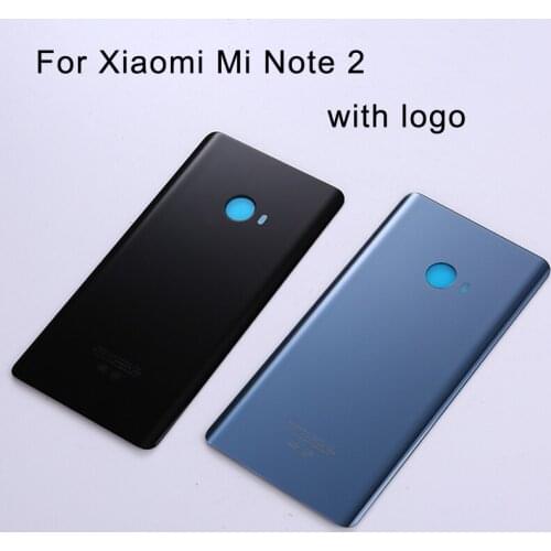 Original 3D Glass Back Cover Rear Battery Door Housing With Pre-installed Adhesive Glue For Xiaomi Mi Note 2 NOTE2 Phone Case