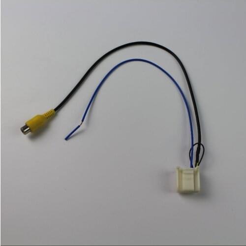Original Video Input Switch RCA Adapter Connector Convertor Wire Cable For Toyota Camry XV50 2012~2015 Rear View Camera