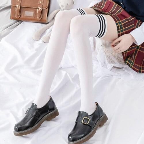 Autumn Women Sexy Warm Thigh High Stockings Over Knee Socks Velvet High Stretch Stocking Temptation Medias Overknee Long Socks