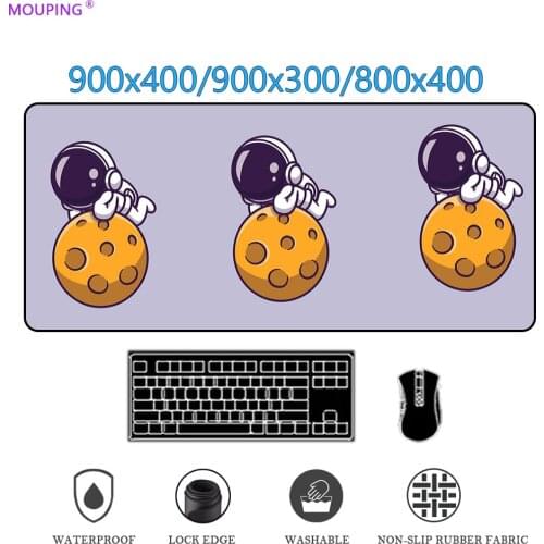 Pc Gamer Accessories Astronauta space Mouse Pad Personalized Floor Mat Gamer Carpet Big Mousepepad Gaming Keyboard DropShipping