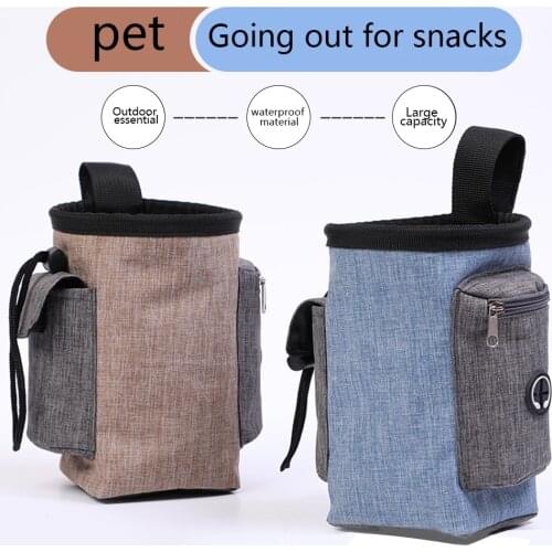 Outdoor Portable Dog Training Treat Bags Puppy Snack Reward Waist Bag Dog Walking Snack Pouch Detachable Pet Feed Pocket Pouch