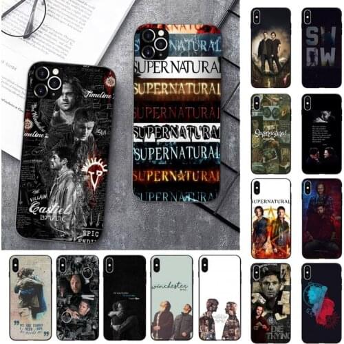 Yinuoda Supernatural SPN Dean And Sam Phone Case for iPhone 11 12 pro XS MAX 8 7 6 6S Plus X 5 5S SE 2020 XR case