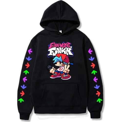 Friday Night Funkin Hoodies Boyfriend Sweatshirts Cozy Tops Pullovers Sudadera felpa moletom