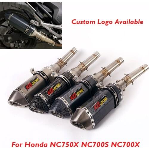 NC750X NC700 Motorcycle Exhaust Muffler Silencer DB Killer Middle Mid Connection Link Pipe for Honda NC750X NC700X NC700N