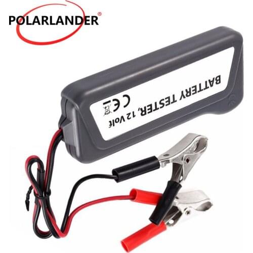 High Quality LED Digital Battery Alternator Tester 12V For Car Motorcycle Trucks Car circuit detector car battery tester