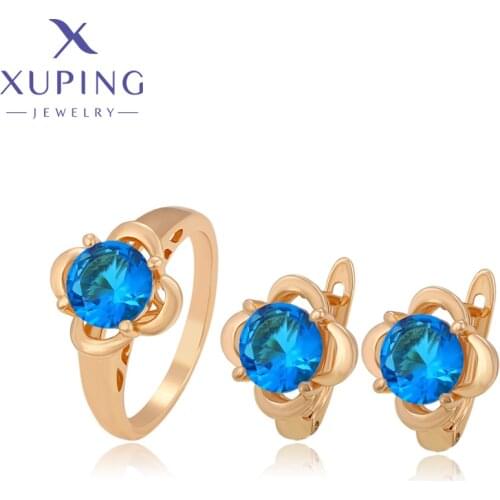 Xuping Summer Sale Fashion Earring and Ring Sets on Promotion for Party Gifts ZBS672