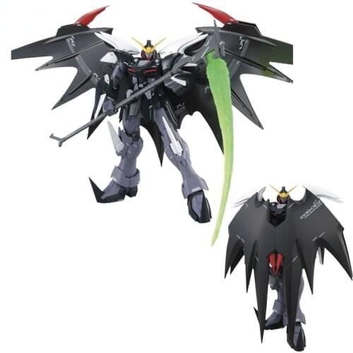 Gundam Anime Figure GAOGAO Model MG 1/100 XXXG-01D2 Gundam Deathscythe Assembly Model Effects Action Figure Toys for Children
