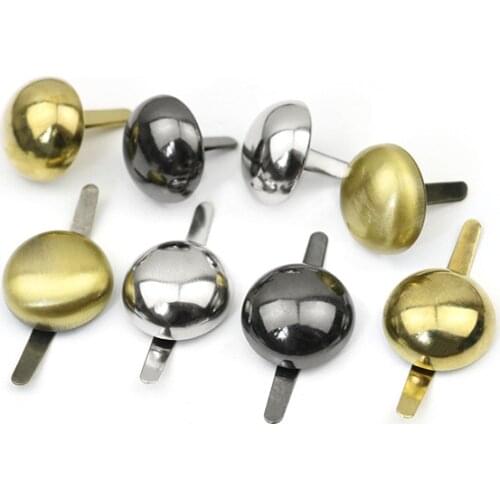 18mm Protecting Leather Craft Rivets DIY Purse Metal Bag Accessories Feet Stud Mushroom Shape Spike Handbag Bottom Decor